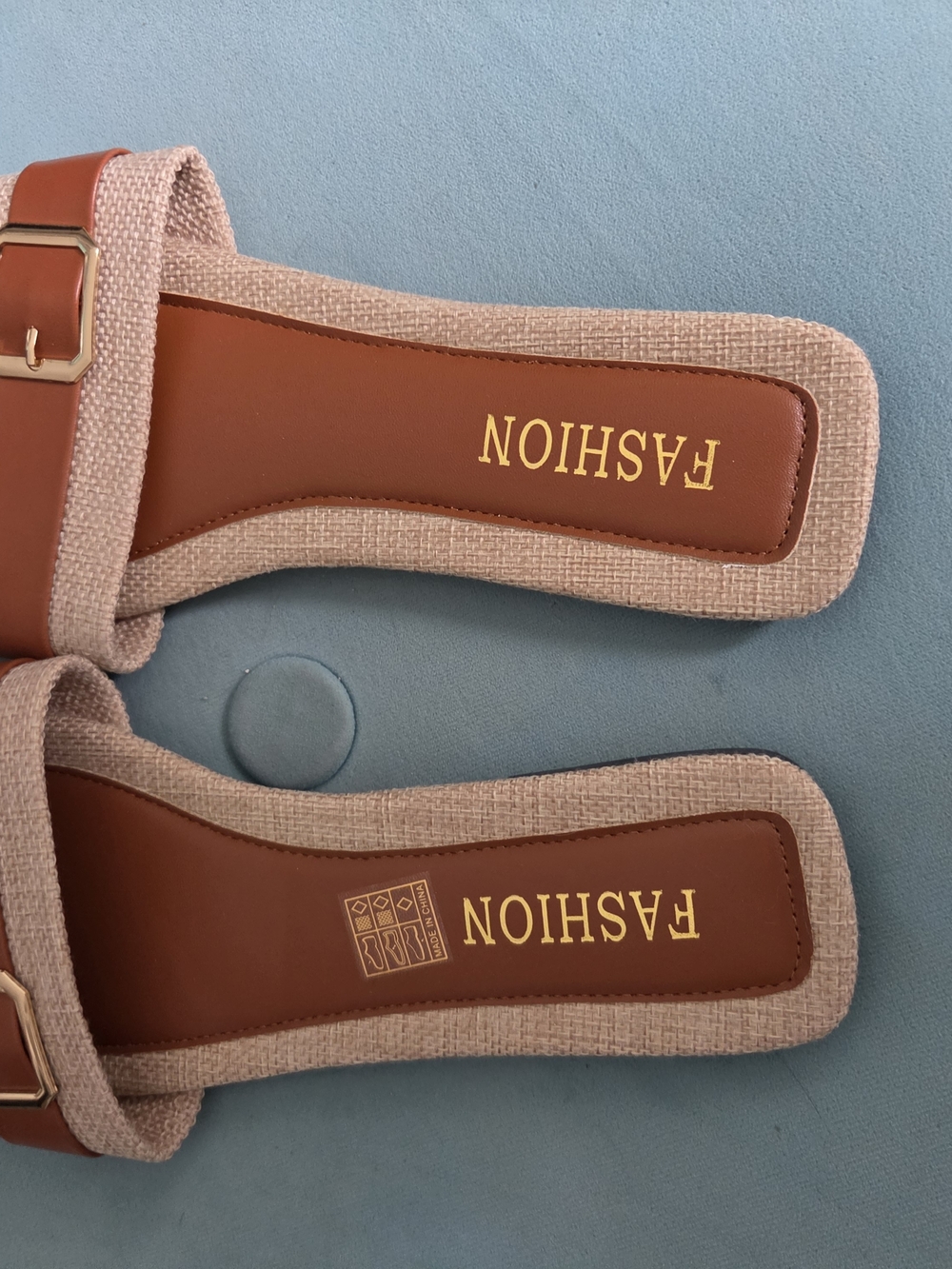 Fashion Women's Slide Sandals with Buckle